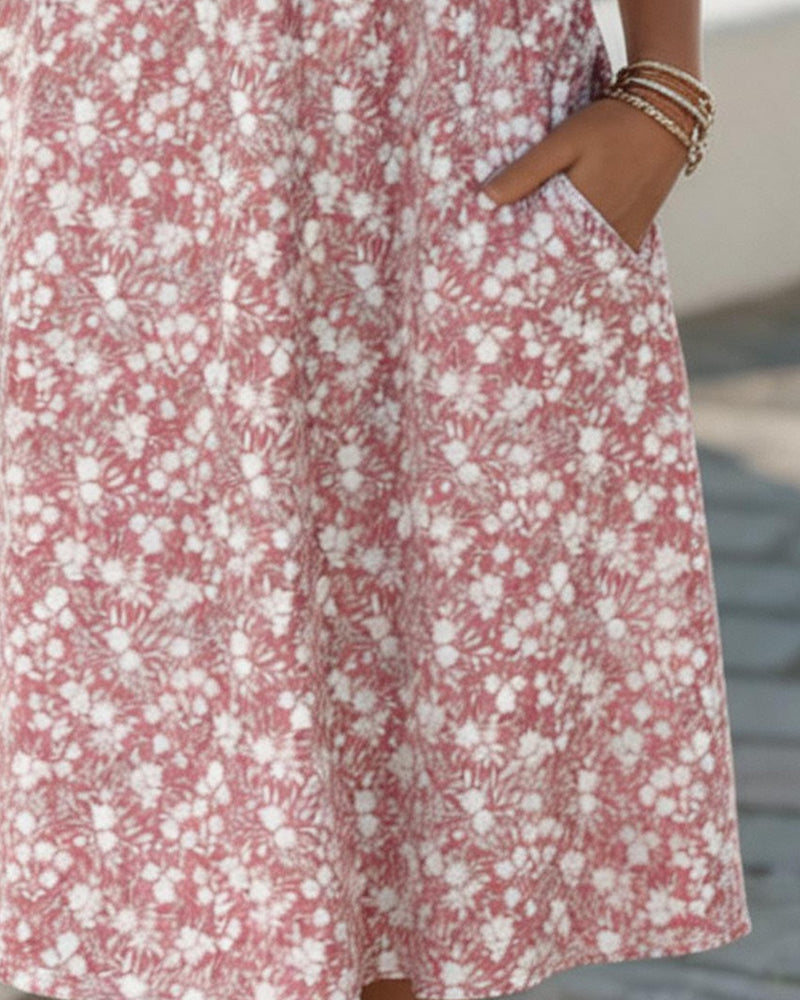 Carmen | Άνετο και ελαφρύ floral midi φόρεμα