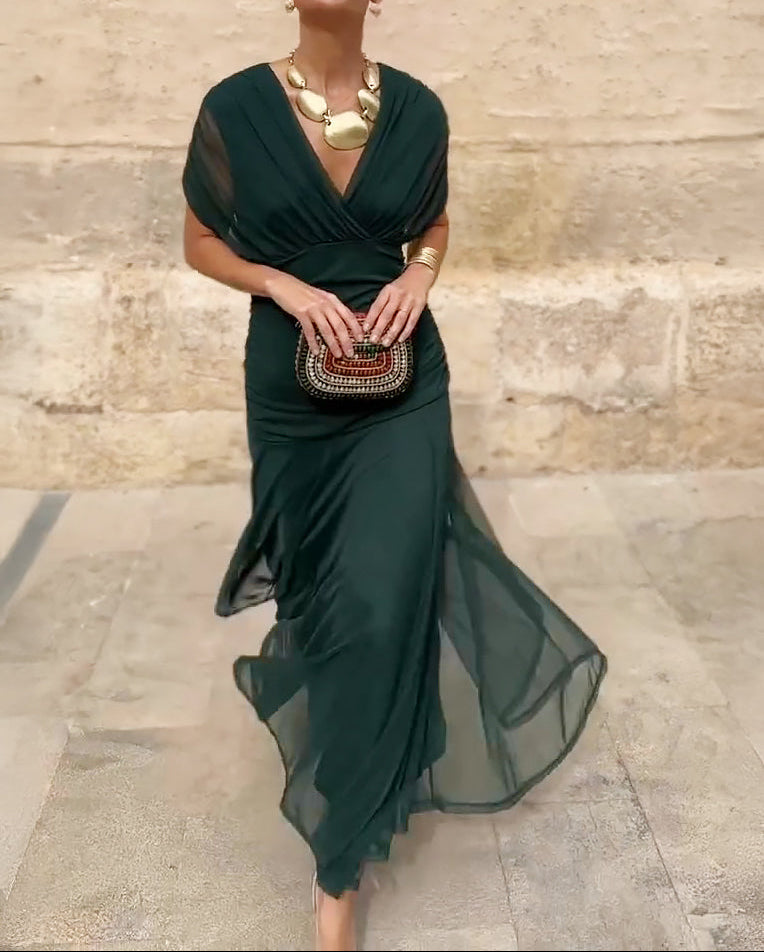 Althea™ | Φόρεμα wrap με κομψή ρευστή γραμμή
