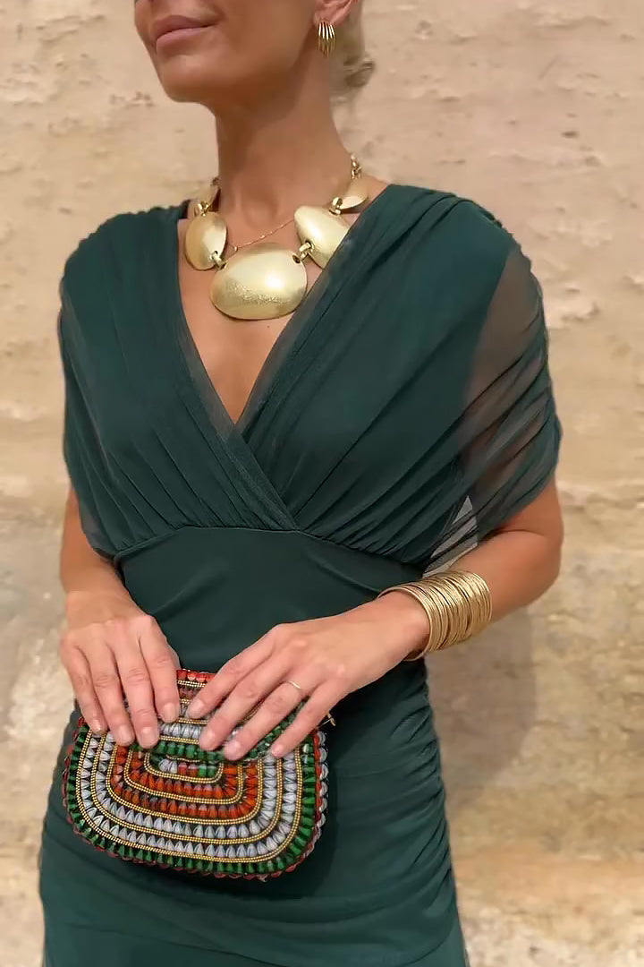 Althea™ | Φόρεμα wrap με κομψή ρευστή γραμμή