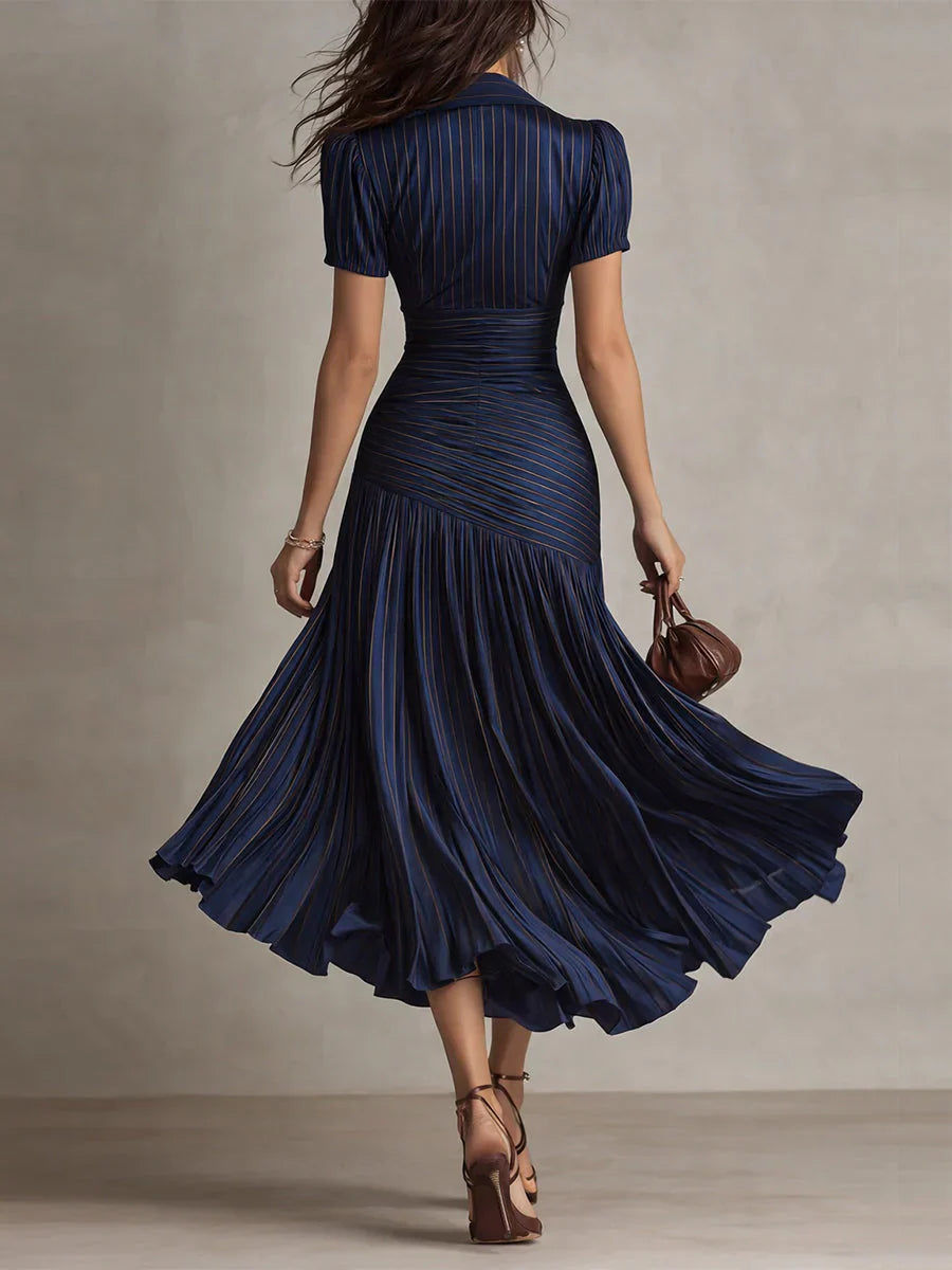 Elena™ | Vintage Κομψό Maxi Φόρεμα Chiffon
