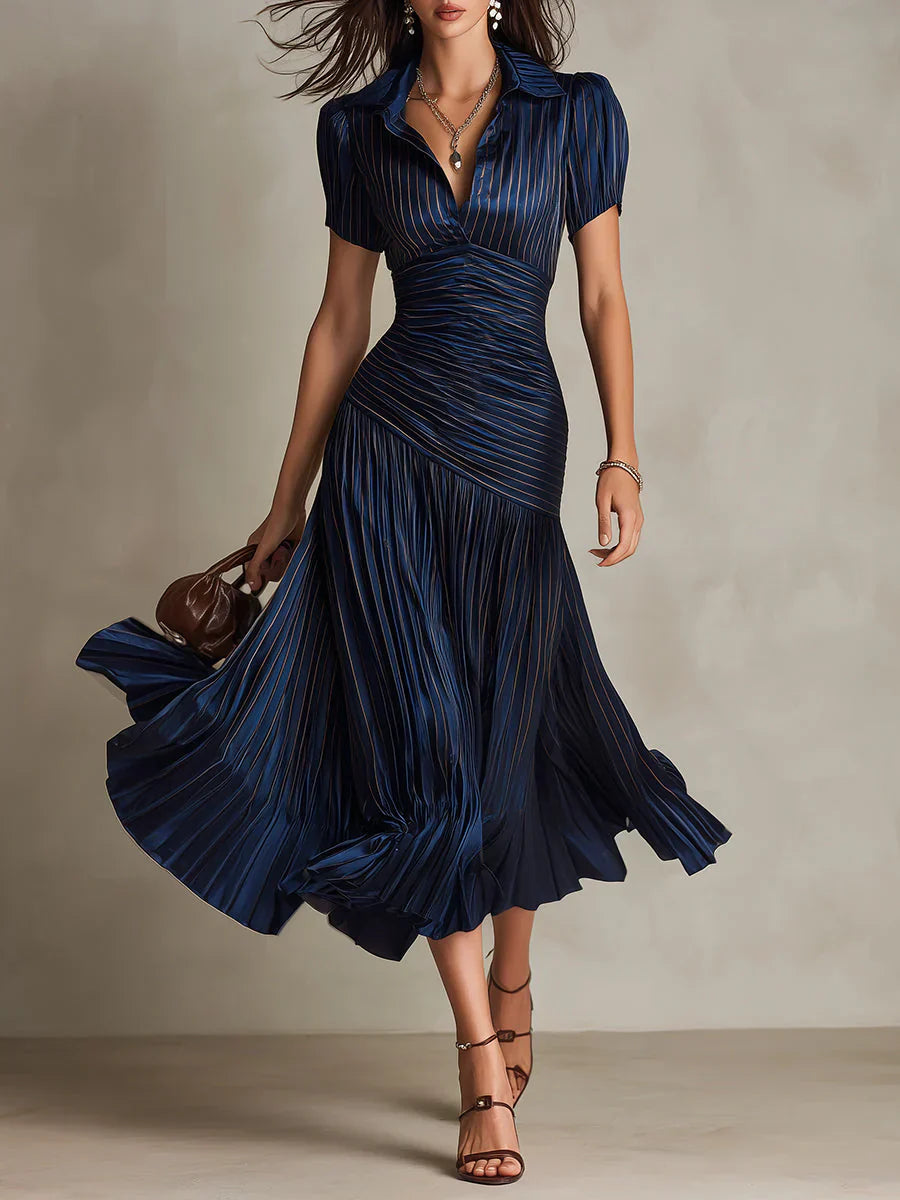 Elena™ | Vintage Κομψό Maxi Φόρεμα Chiffon