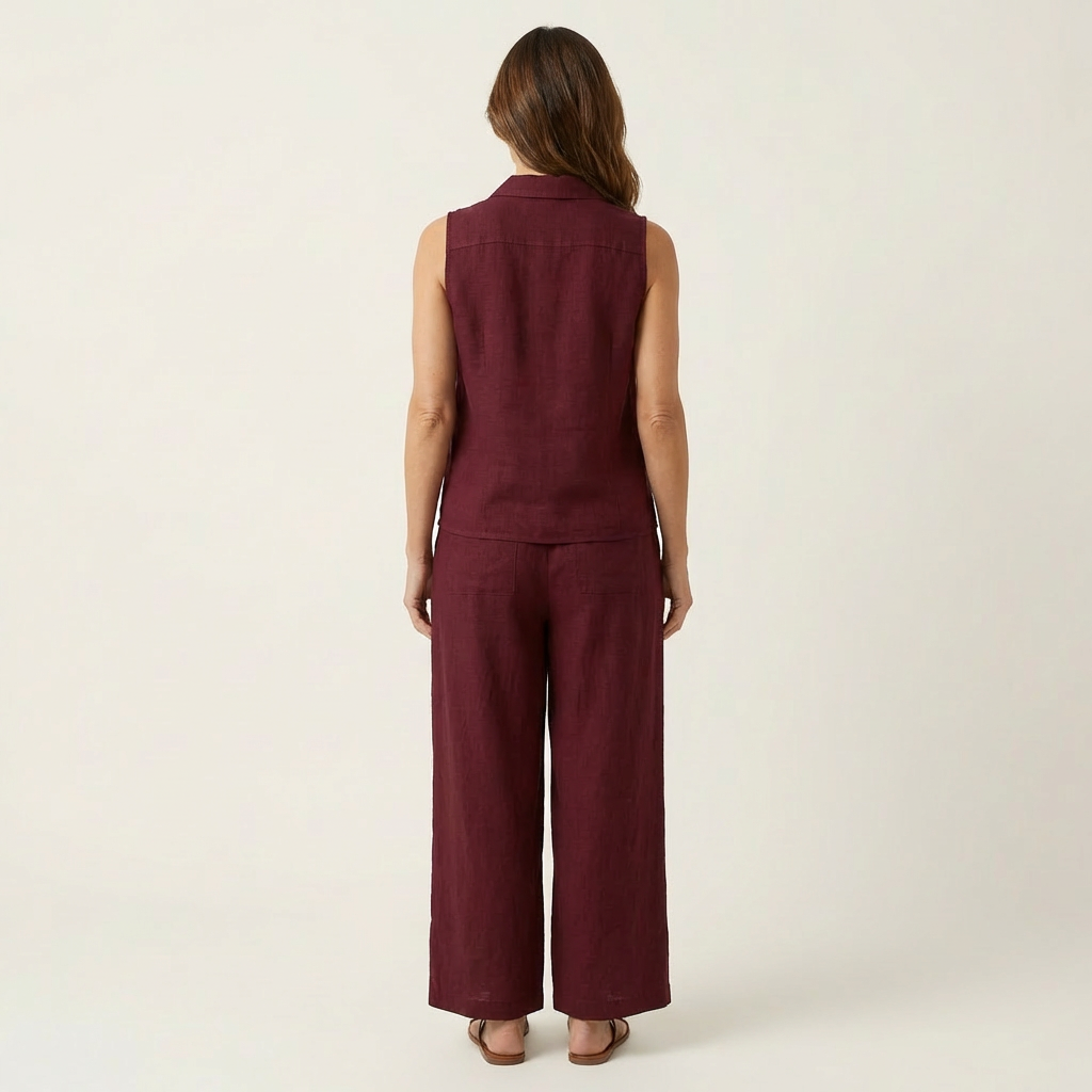 Twiila | Σετ με Wrap-Top & Φαρδιά Παντελόνια