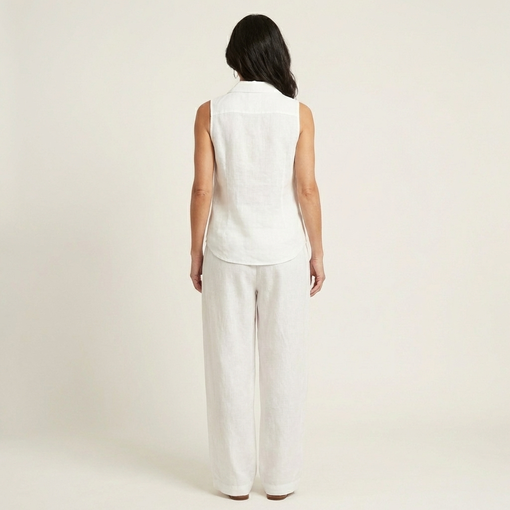 Twiila | Σετ με Wrap-Top & Φαρδιά Παντελόνια