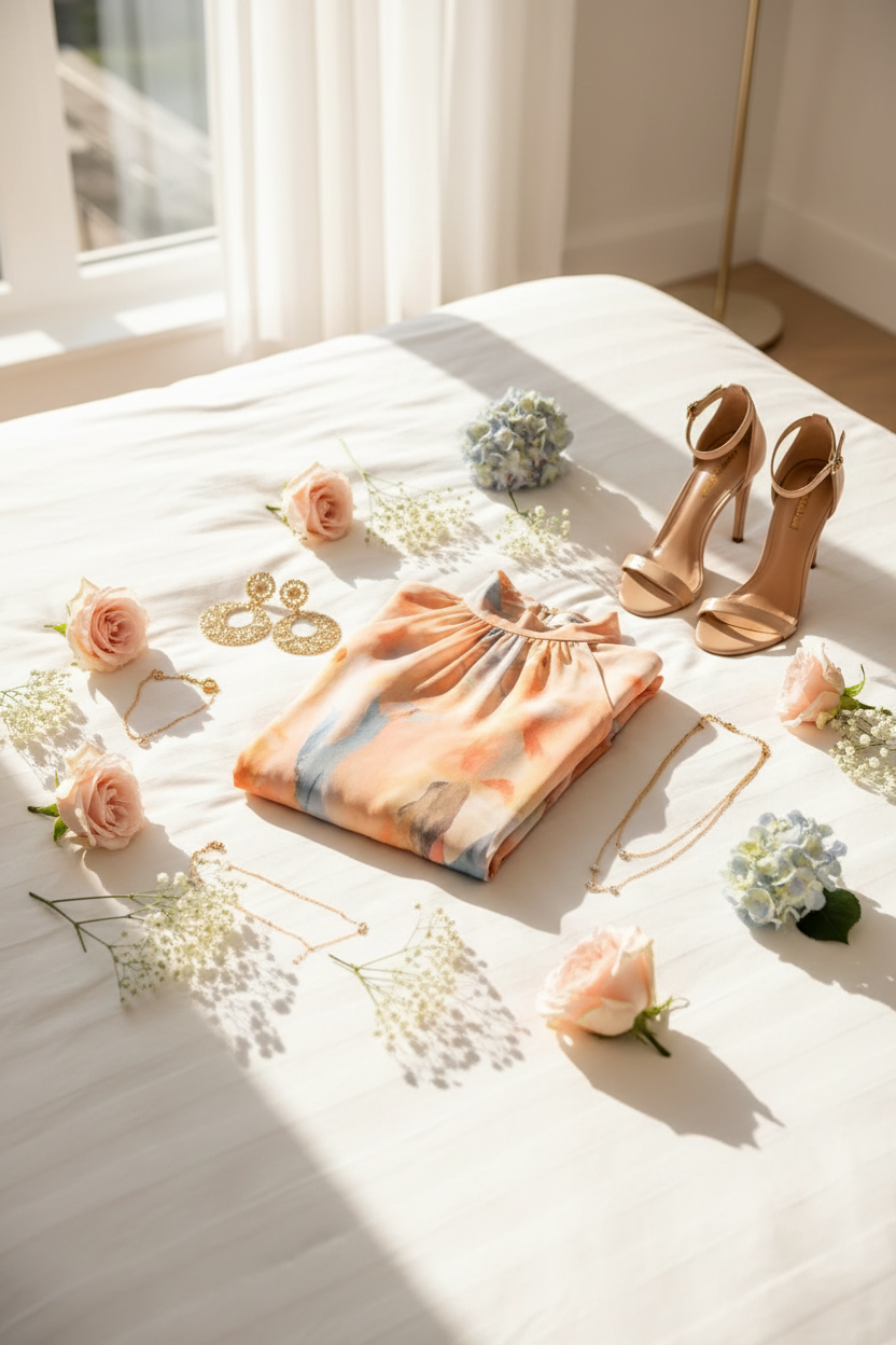 Esther™ | Maxi φόρεμα με λαιμόκοψη halter και εκτύπωση ακουαρέλας
